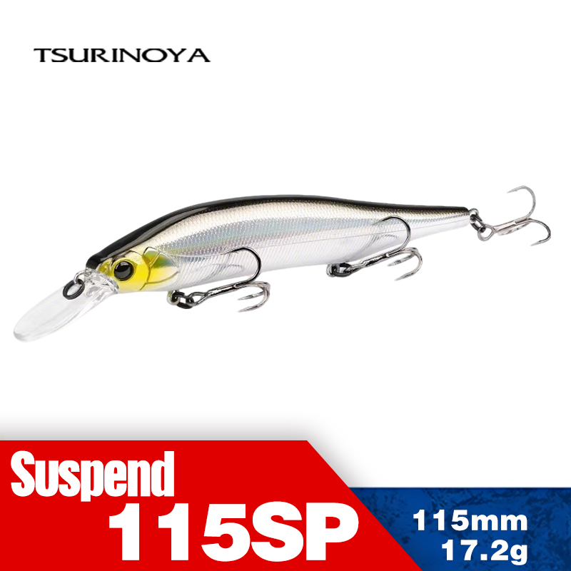 Fishing Lure Jerkbait - TSURINOYA 115mm 17.2g suspension méné leurre