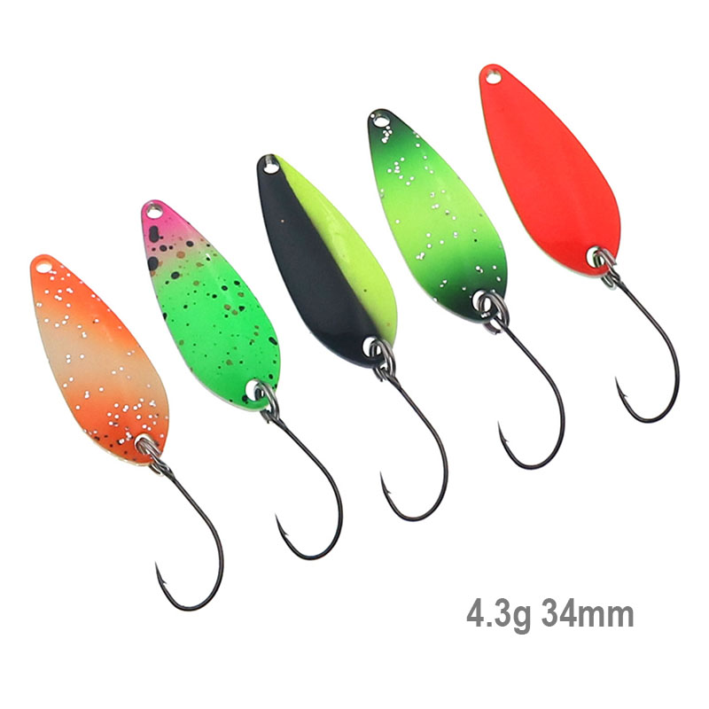 Fishing Lure Spoon - Cuillère de pêche 4.3g 34mm UV