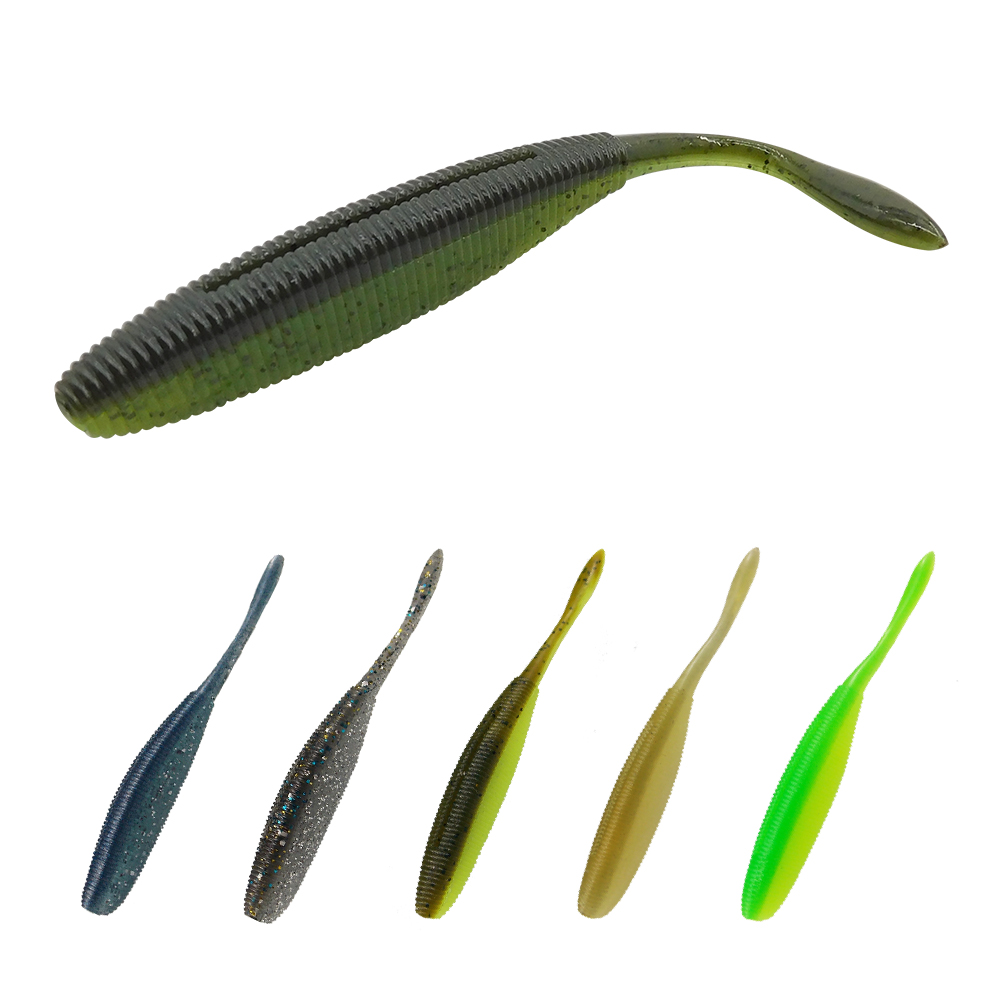 Fishing Lure Soft Plastic - ESFISHING Drive Shad 100mm 8 pièces,