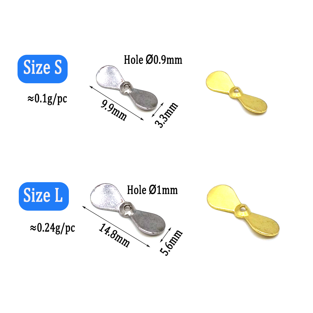 Wifreo 40 pièces Turbo hélice  - Fishing Lure Blade Bait avis et prix