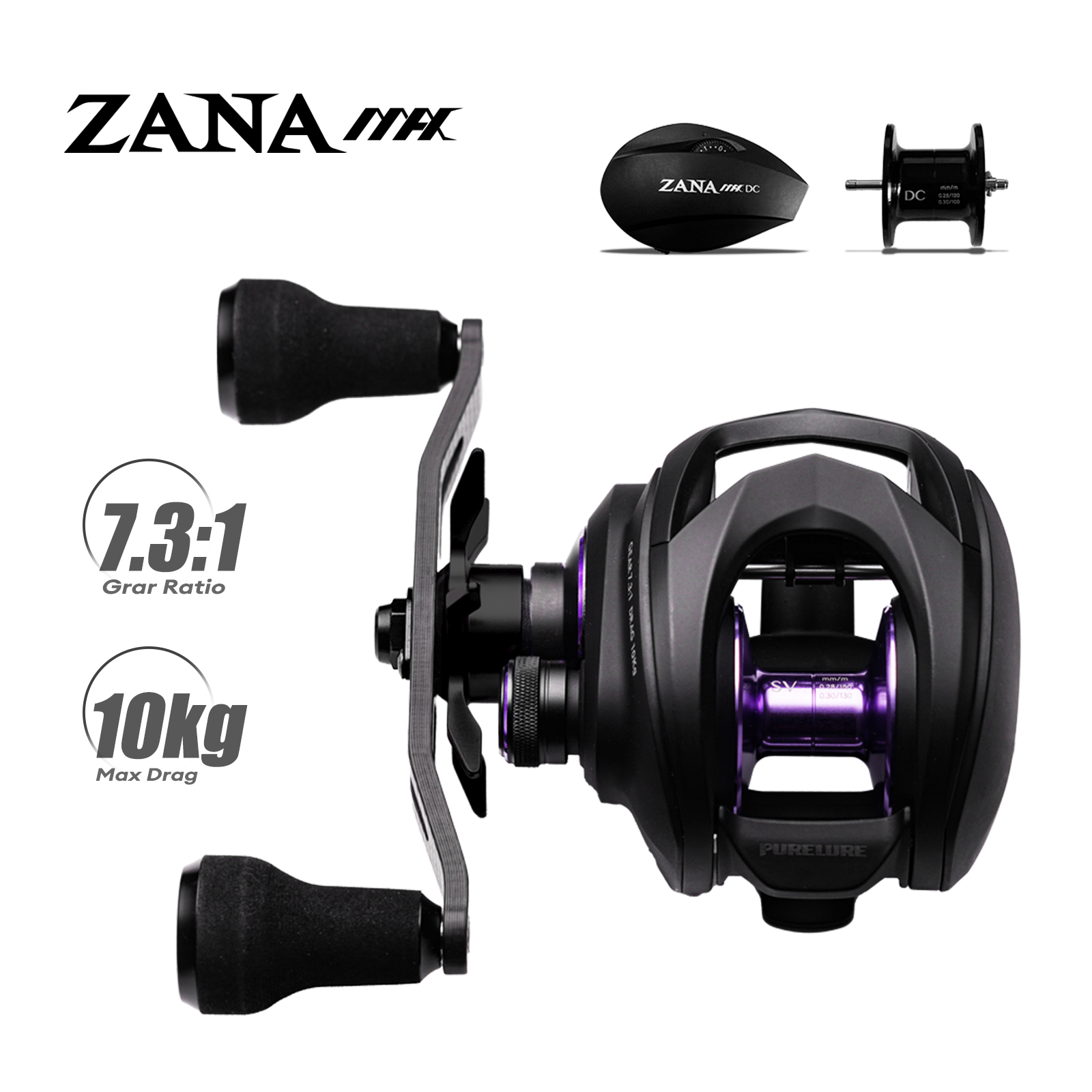 PURELURE ZANA MAX 10KG SV+DC D - Abu Garcia Reel Max avis et prix