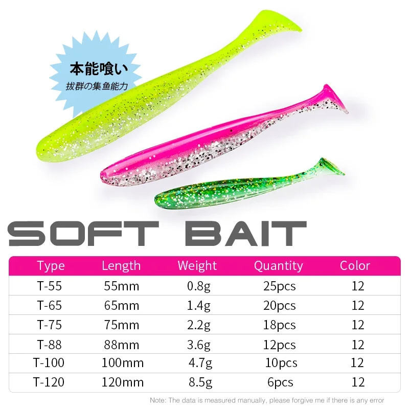 TSURINOYA nouvelle taille 100m - Fishing Lure Soft Plastic avis et prix