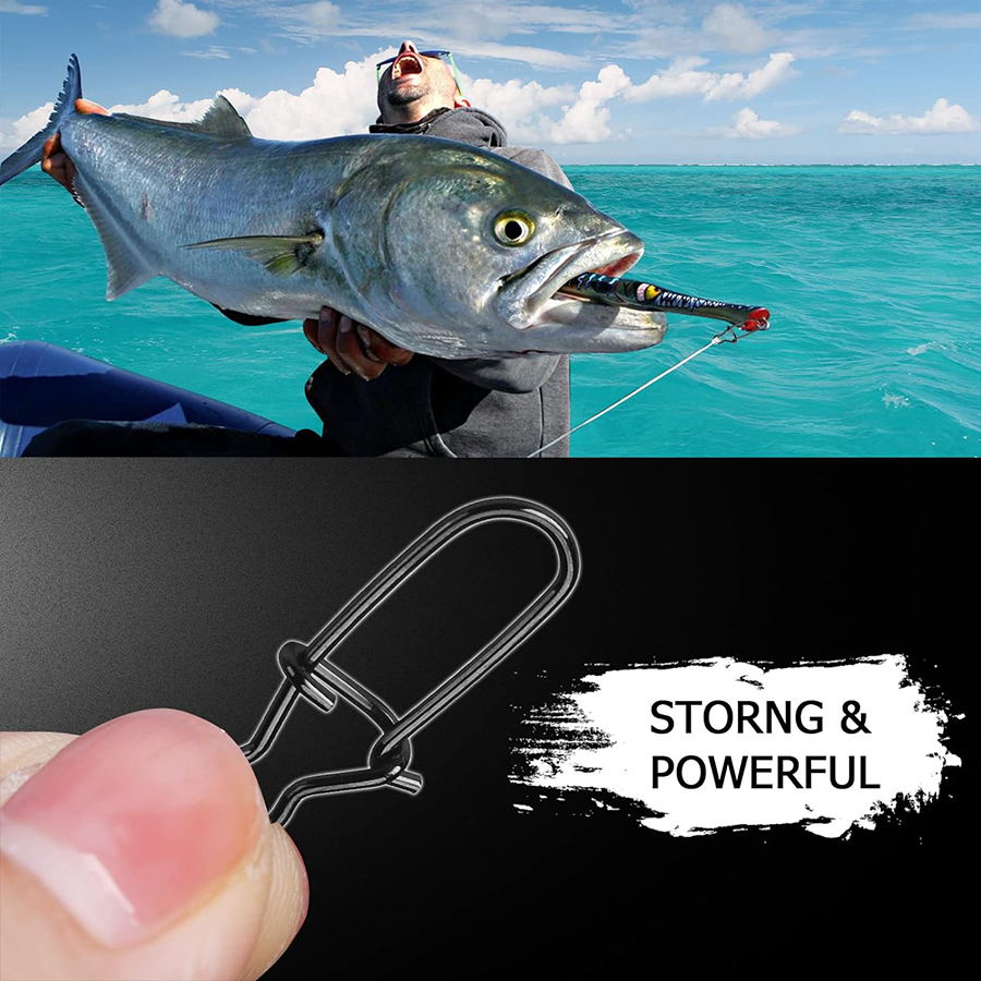 50 pièces Snaps à manivelle en - Fishing Lure Accessories avis et prix