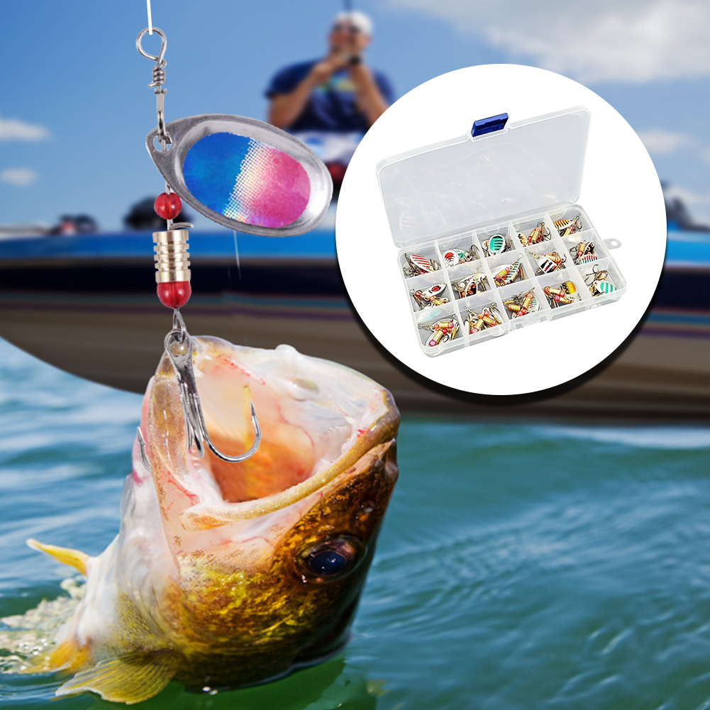 30 leurres de pêche en métal a - Fishing Lure Spoon avis et prix
